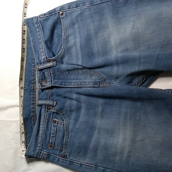 Levi's 505 Med.Wash Straight Lightly Distressed Denim - Picture 5 of 14